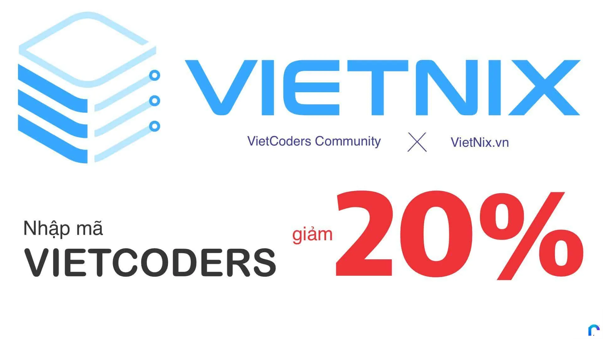 Mã giảm giá VIETCODERS 20% trên VietNIX.vn