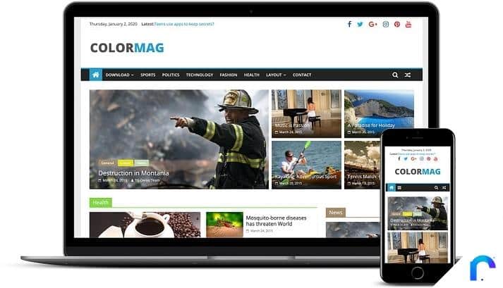 Theme WordPress Colormag
