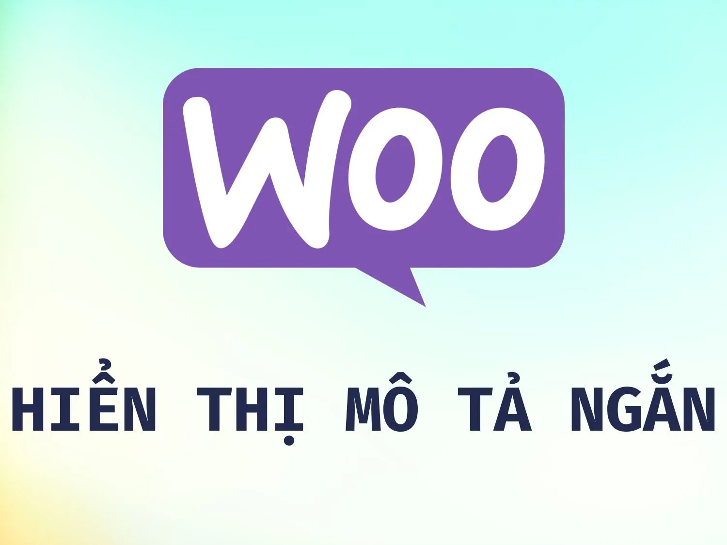 [Woo] Hiển thị Mô tả ngắn cho Danh mục Sản phẩm