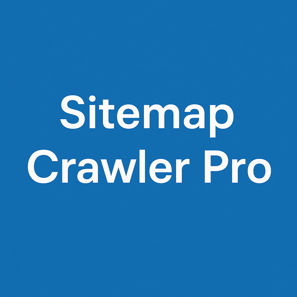 Sitemap crawler pro
